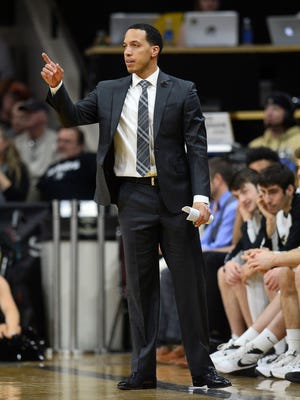 Former Colorado assistant coach Rodney Billups calls out a play in the second half against the Arizona State Sun Devils at the Coors Events Center earlier this season. Billups has been hired as the head coach at the University of Denver.