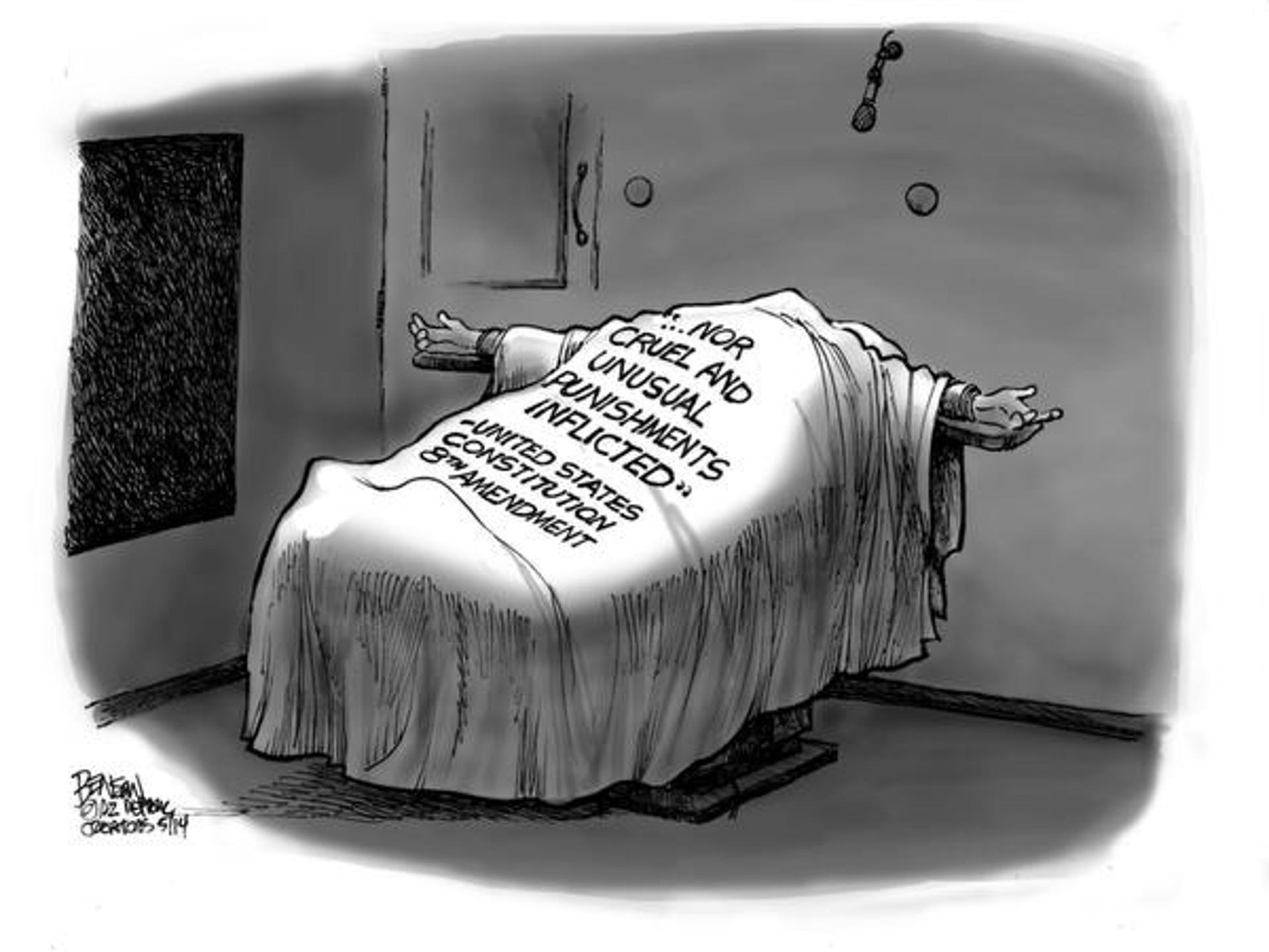 Editorial cartoons Death penalty