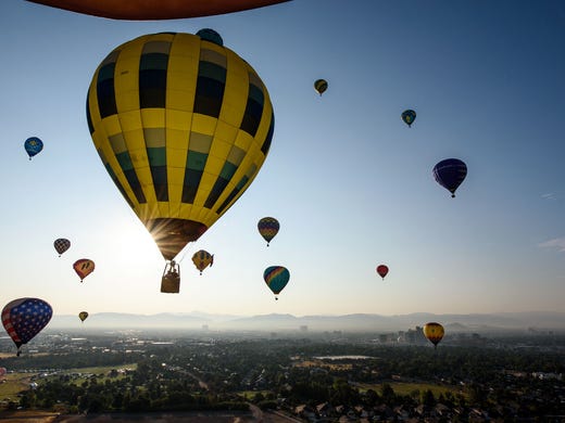 From Russ James' balloon at the Great Reno Balloon