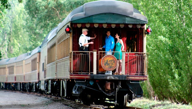 Enjoy the bucolic Napa scenery from vintage train cars.