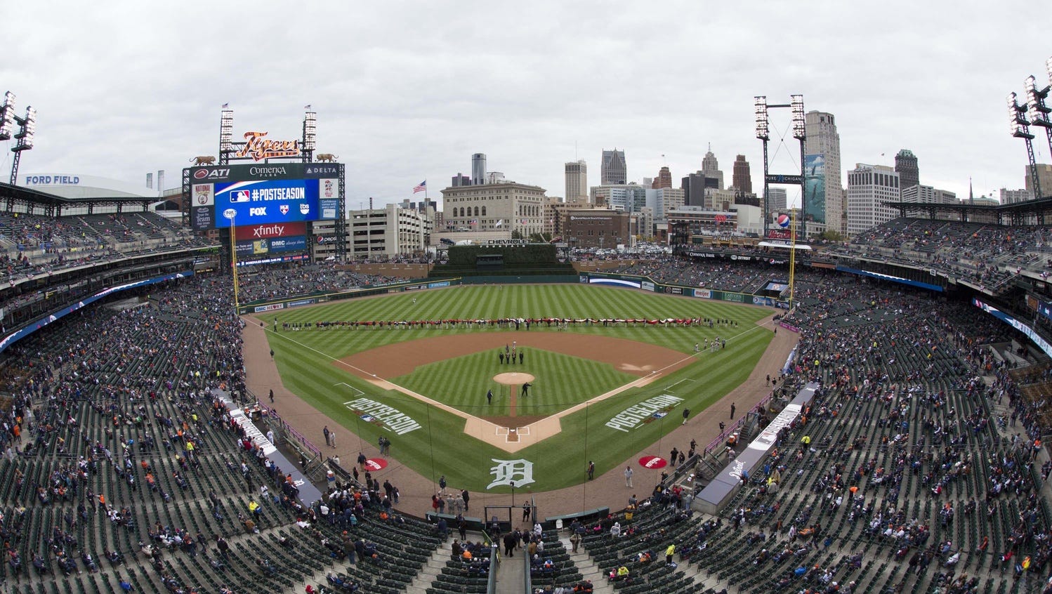 Comerica Park Seating Chart View Seats