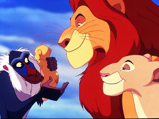 'The Lion King':  Rafiki (played by Robert Guillaume)