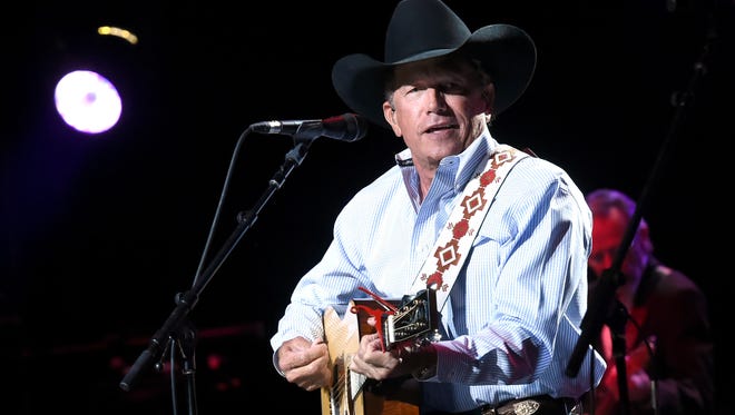 George Strait performs onstage during George Strait's Hand in Hand Texas benefit concert.