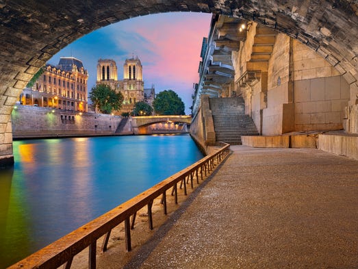 Notre Dame Cathedral in Paris.