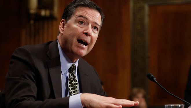 FBI Director James Comey testifies on Capitol Hill before the Senate Judiciary Committee hearing: "Oversight of the Federal Bureau of Investigation."
