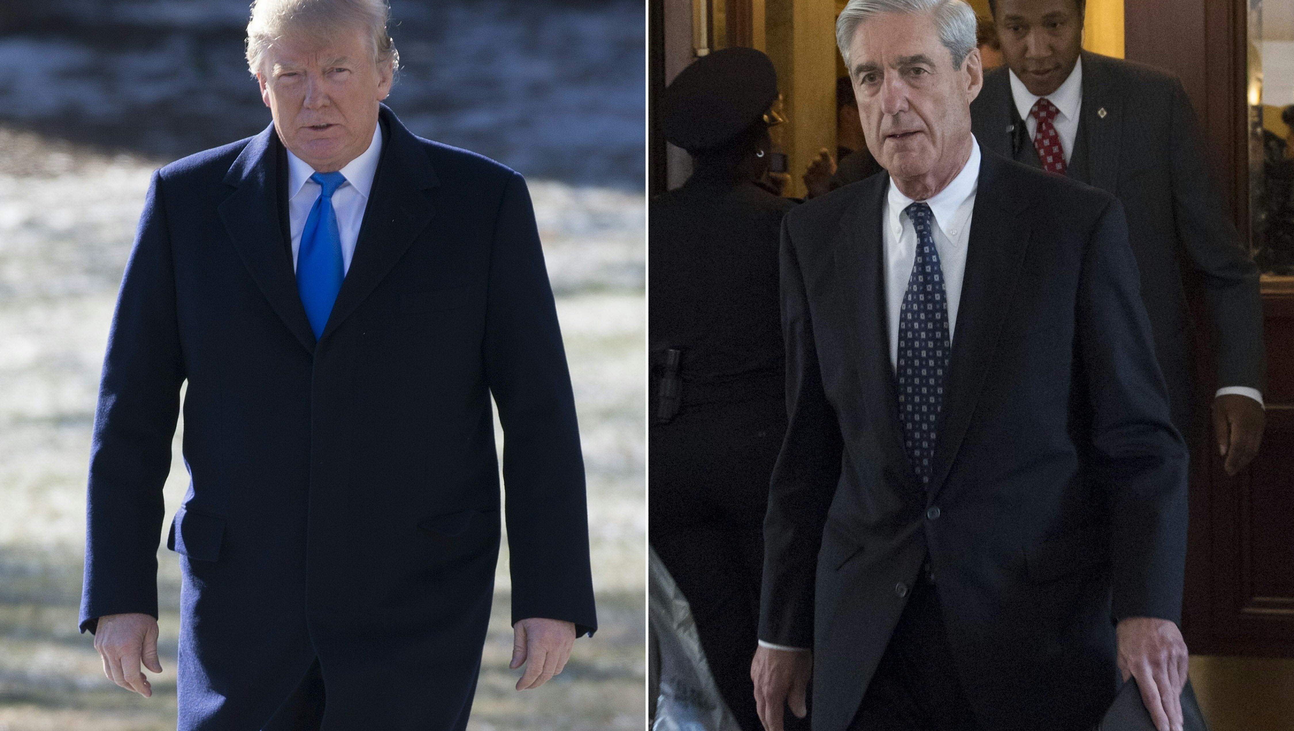 President Trump and Robert Mueller