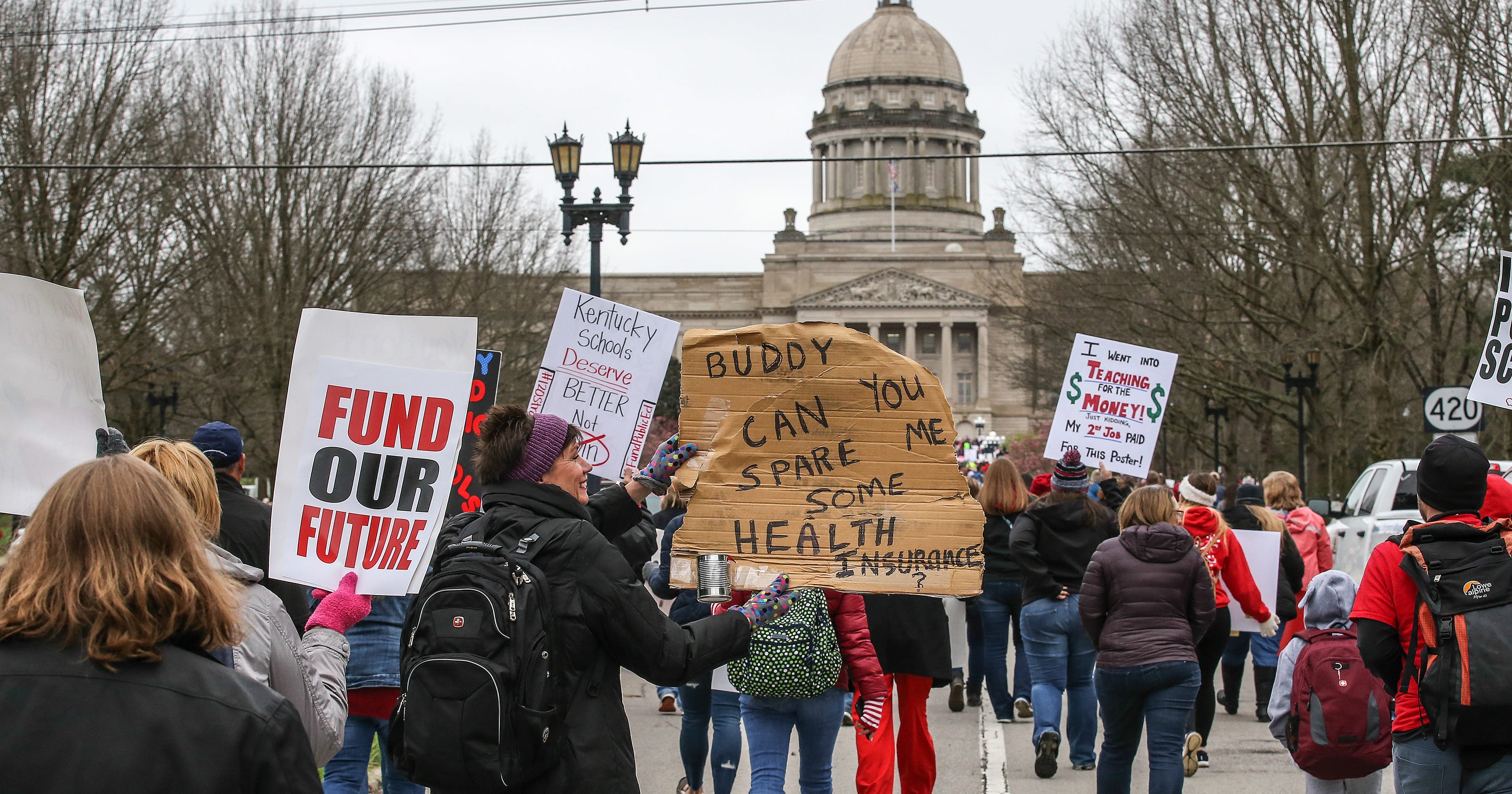 Kentucky teacher protest: Map of school closings for rallies