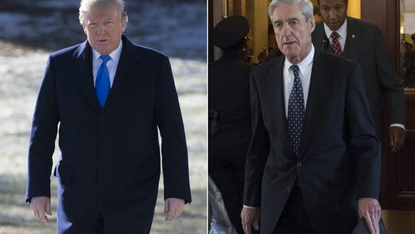 President Trump and Robert Mueller