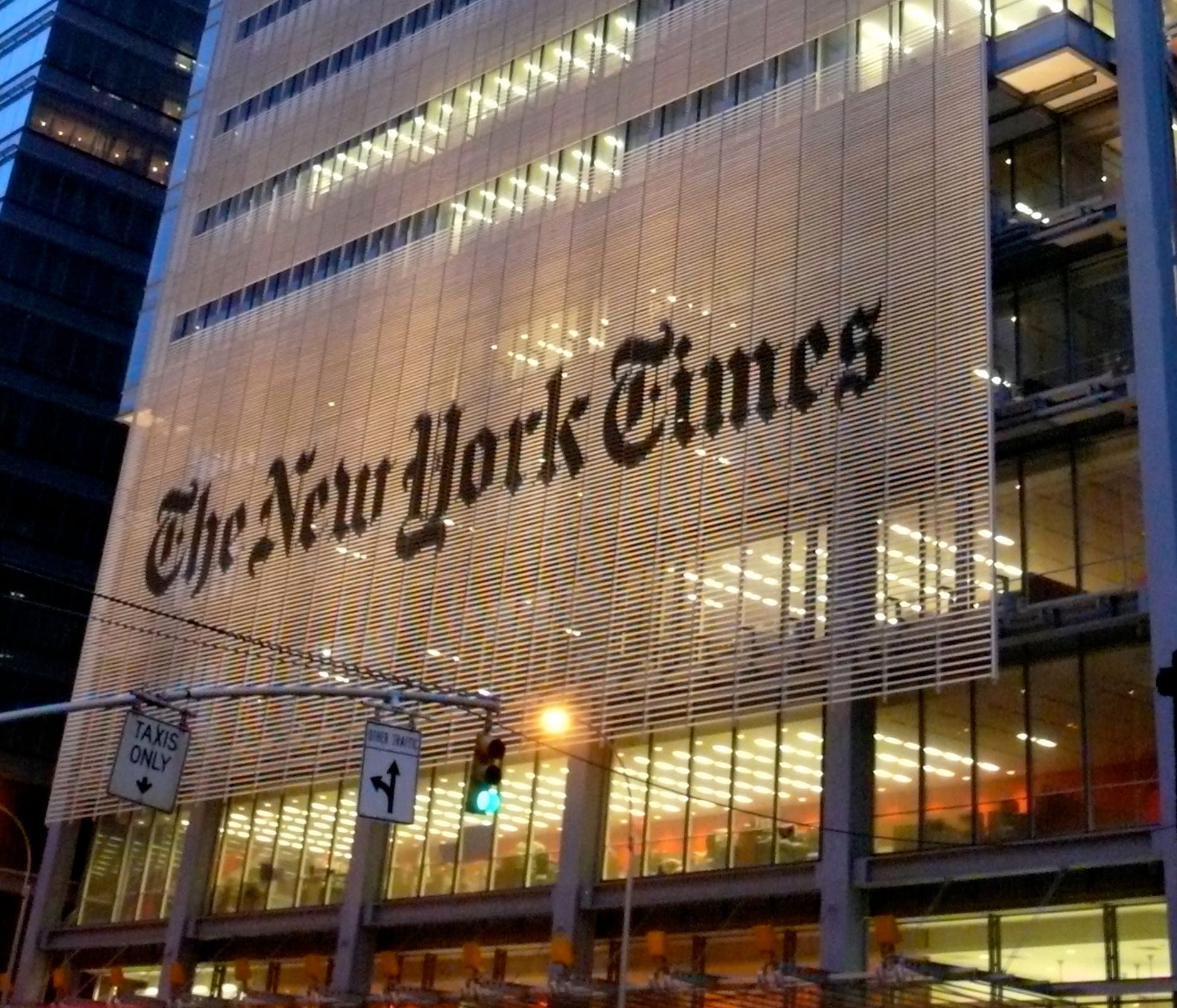 New York Times released better-than-expected first-quarter financial results before the markets opened on Thursday.