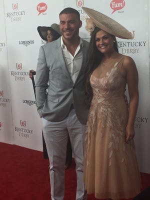 Jax  Taylor and Brittany Cartwright at the 143rd Kentucky Derby.
