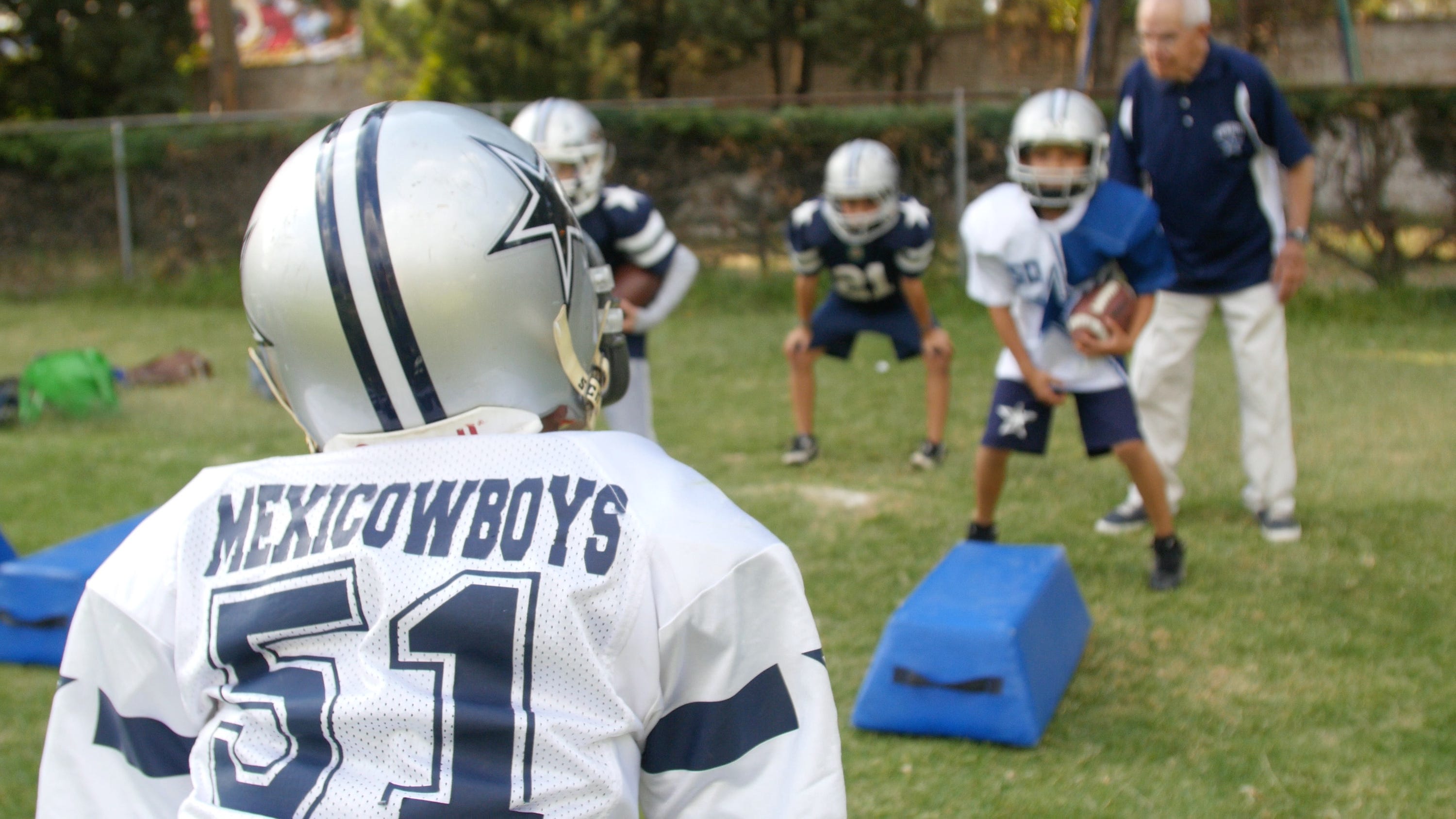 Dallas cowboys youth football on sale uniform