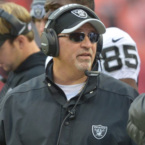 Tony Sparano in 2014 when he was coach of the...