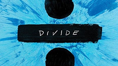 The album cover for Ed Sheeran's "Divide."
