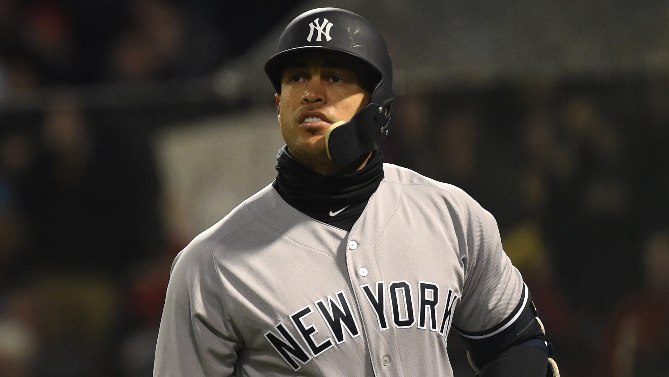 Yankees Giancarlo Stanton Forced To Face Music In Blowout Loss