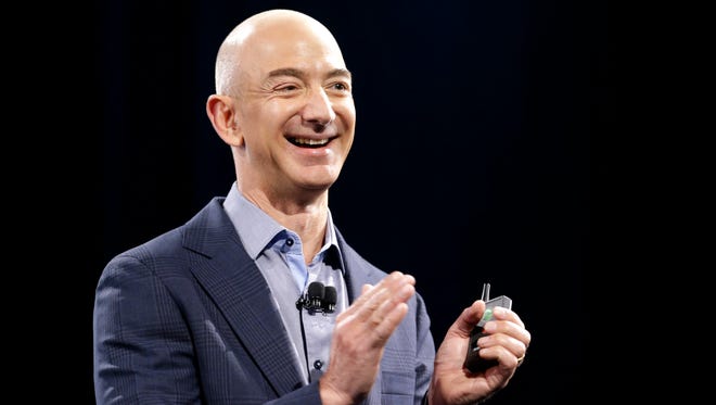 Amazon CEO Jeff Bezos .