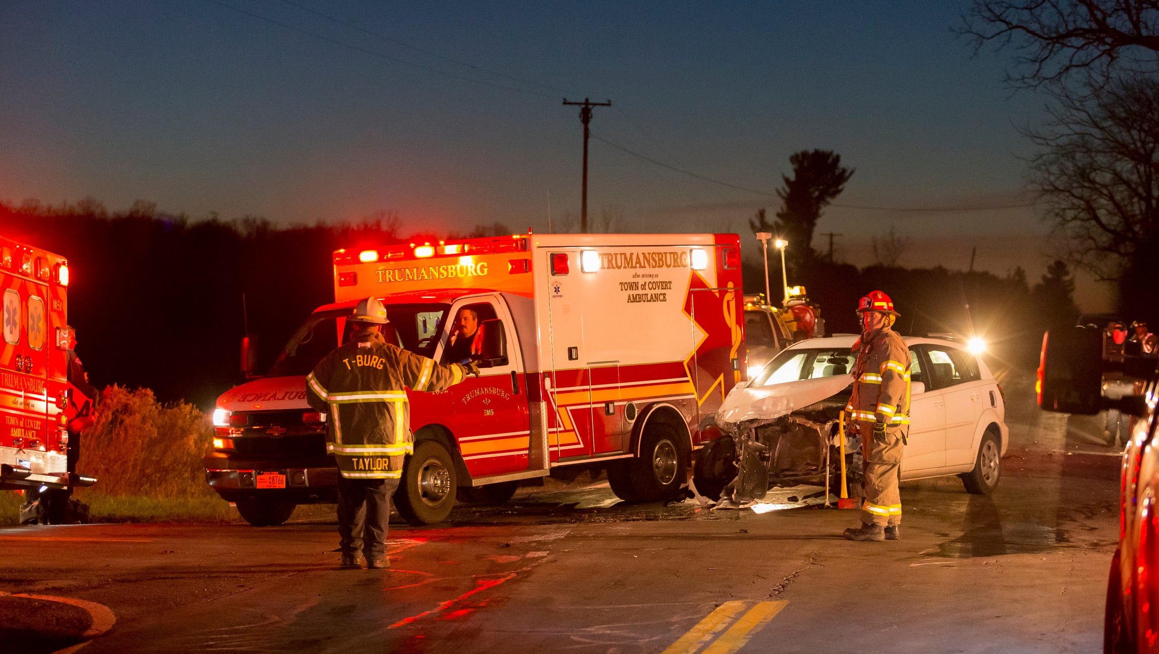 Two injured in Ulysses crash, airlifted