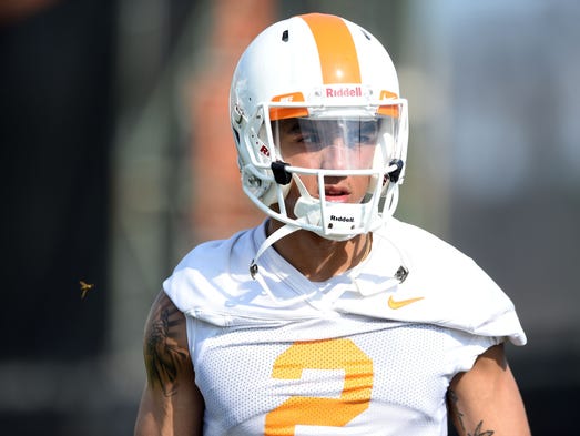 Jarrett Guarantano (2) participates in a drill during