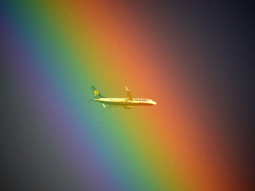 This file photo from Jan. 19, 201, shows a Ryanair