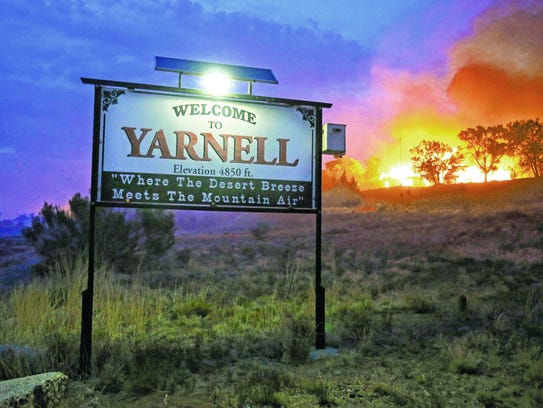 David Kadlubowski/The Republic
The Yarnell Hill Fire