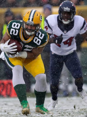 Green Bay Packers' Richard Rodgers makes a fourth quarter