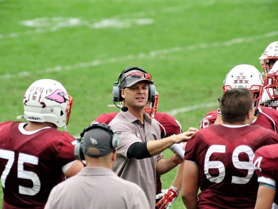 Pompon Lakes coach Scott Mahoney and his Cardinals have a chance at another sectional title against Hasbrouck Heights Saturday at Kean. It will be the last time Mahoney and his son, Logan will be on the football sidelines together.