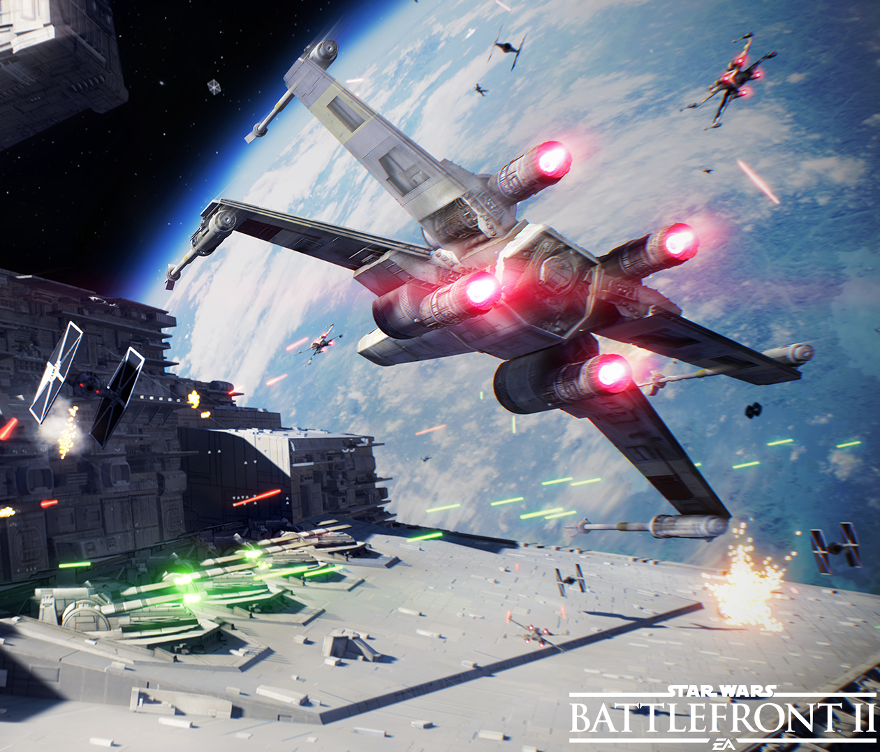 A scene from Star Wars Battlefront II.