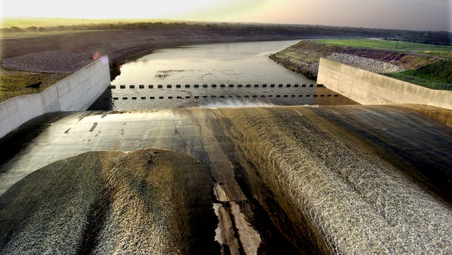 With the combined capacity of Lake Corpus Christi and Choke Canyon, pictured here, water reservoirs below 50 percent, Corpus Christi has entered drought stage one voluntary drought measures.