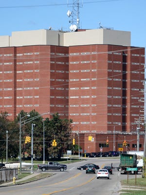 Exterior of the Macomb County jail on Thursday, October 1, 2015 in Mt. Clemens,                            