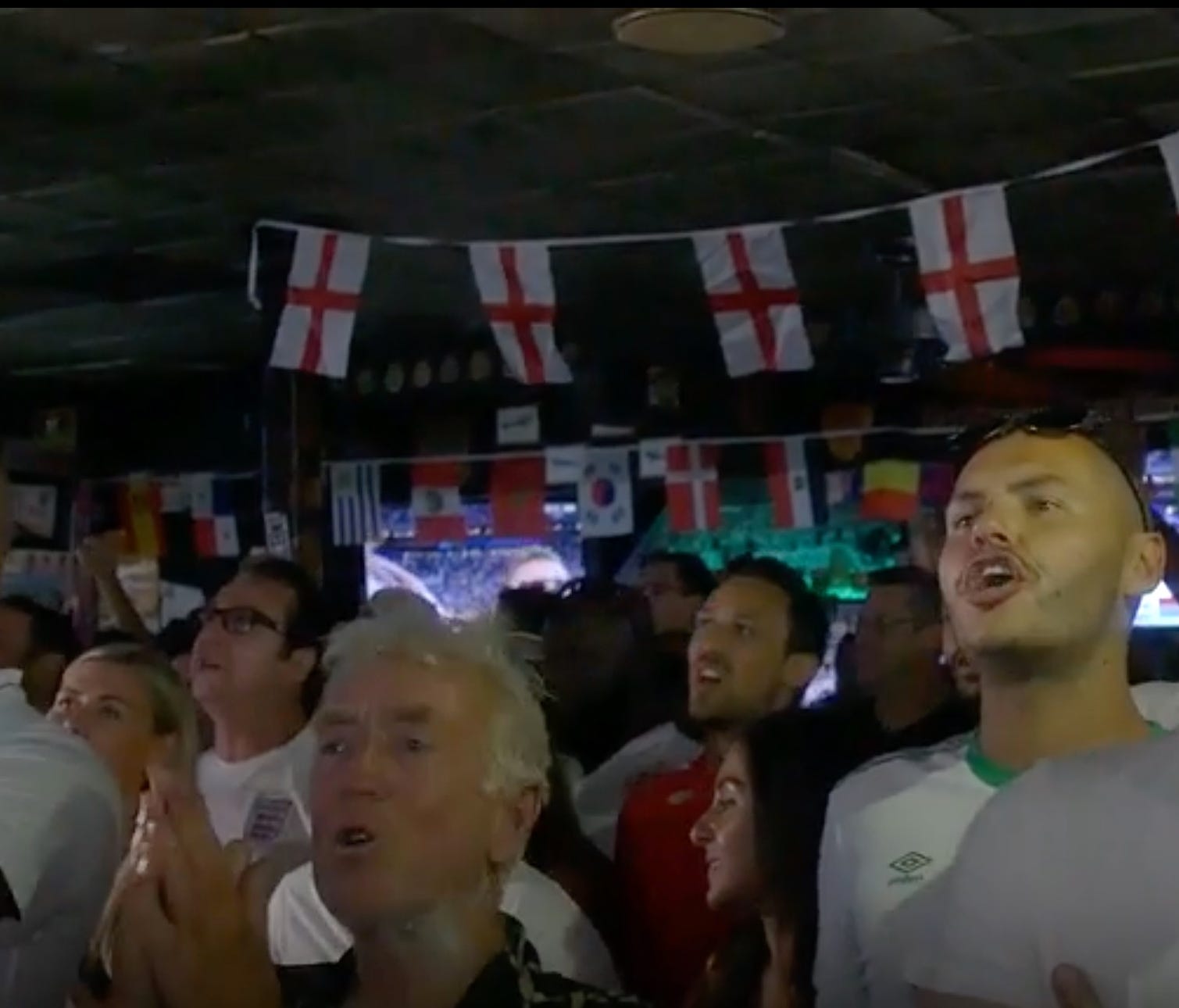 England fans watch the World Cup at Ye Olde King's Head in Santa Monica, Calif. It's about to be a long, sad match for them.
