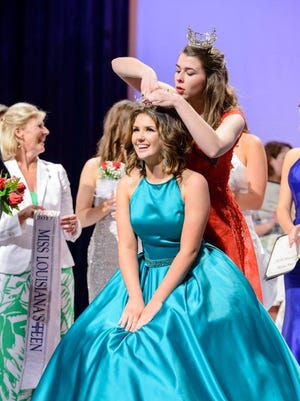 Alana Lewis crowned Miss Louisiana Outstanding Teen.