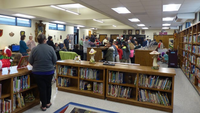 The new library at L. Leo Judice Elementary is now open.