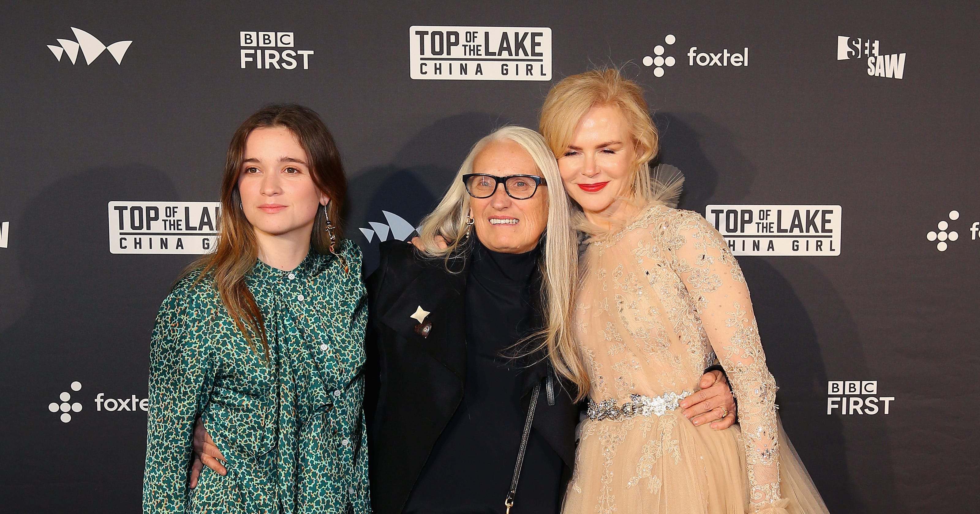 Nicole Kidman stuns in elegant gown at 'Top of the Lake' premiere