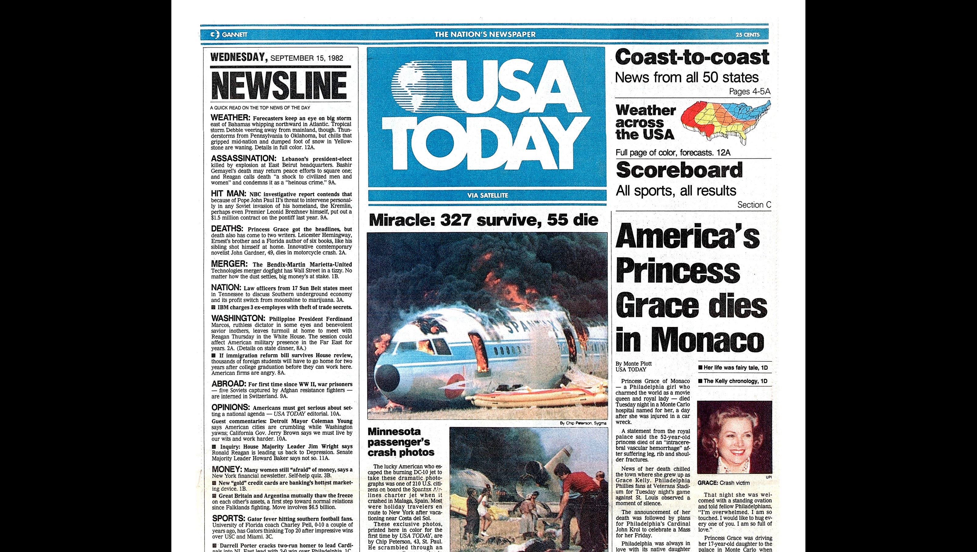 USA TODAY newspaper turns 35