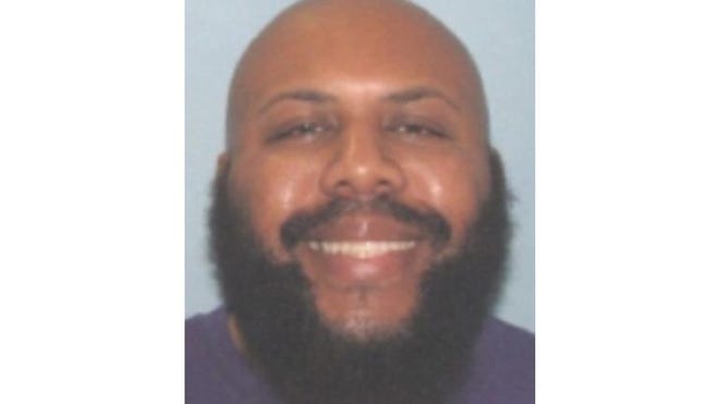 This undated photo provided by the Cleveland Police shows Steve Stephens. Cleveland police said they are searching for Stephens, a homicide suspect, who recorded himself shooting another man and then posed the video on Facebook on Sunday, April 16, 2017. (Cleveland Police via AP)