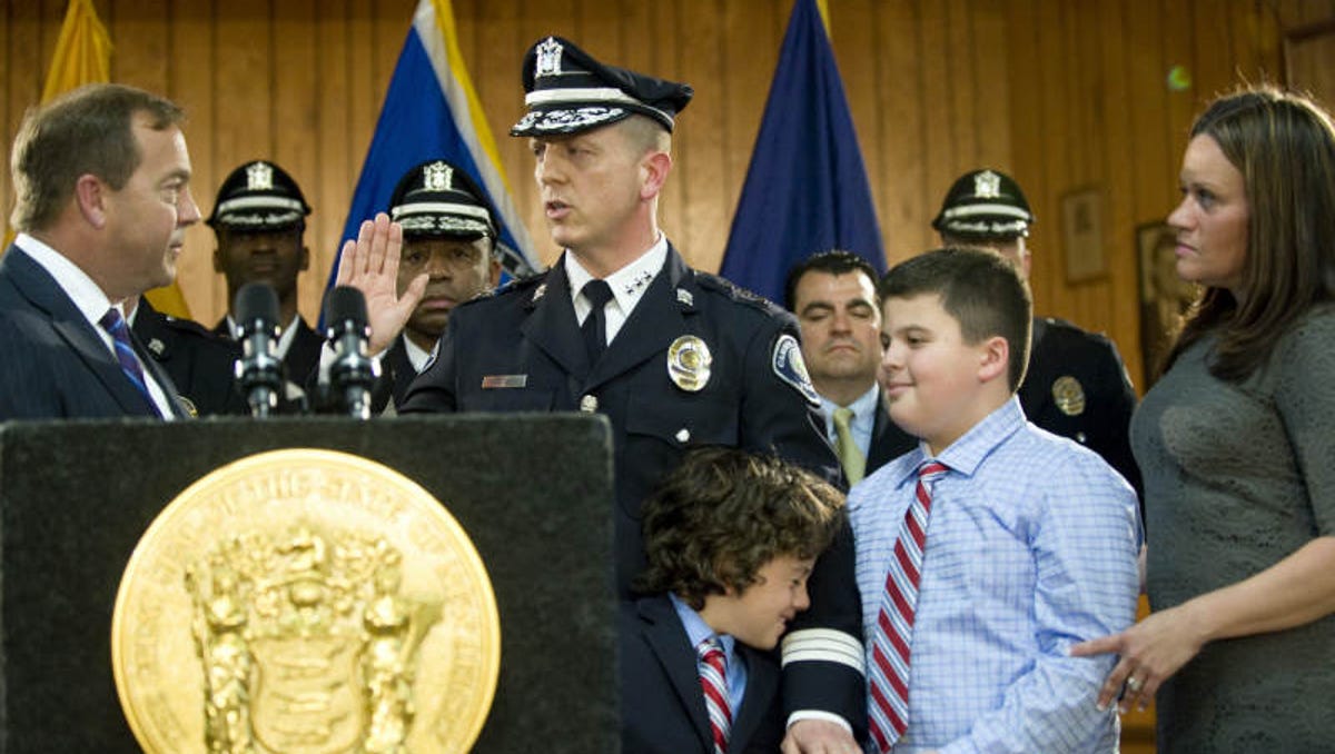 Scott Thomson sworn in as chief of the Camden County Police Department