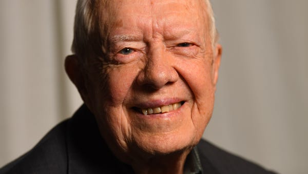 President Jimmy Carter on March 26, 2018, in New...