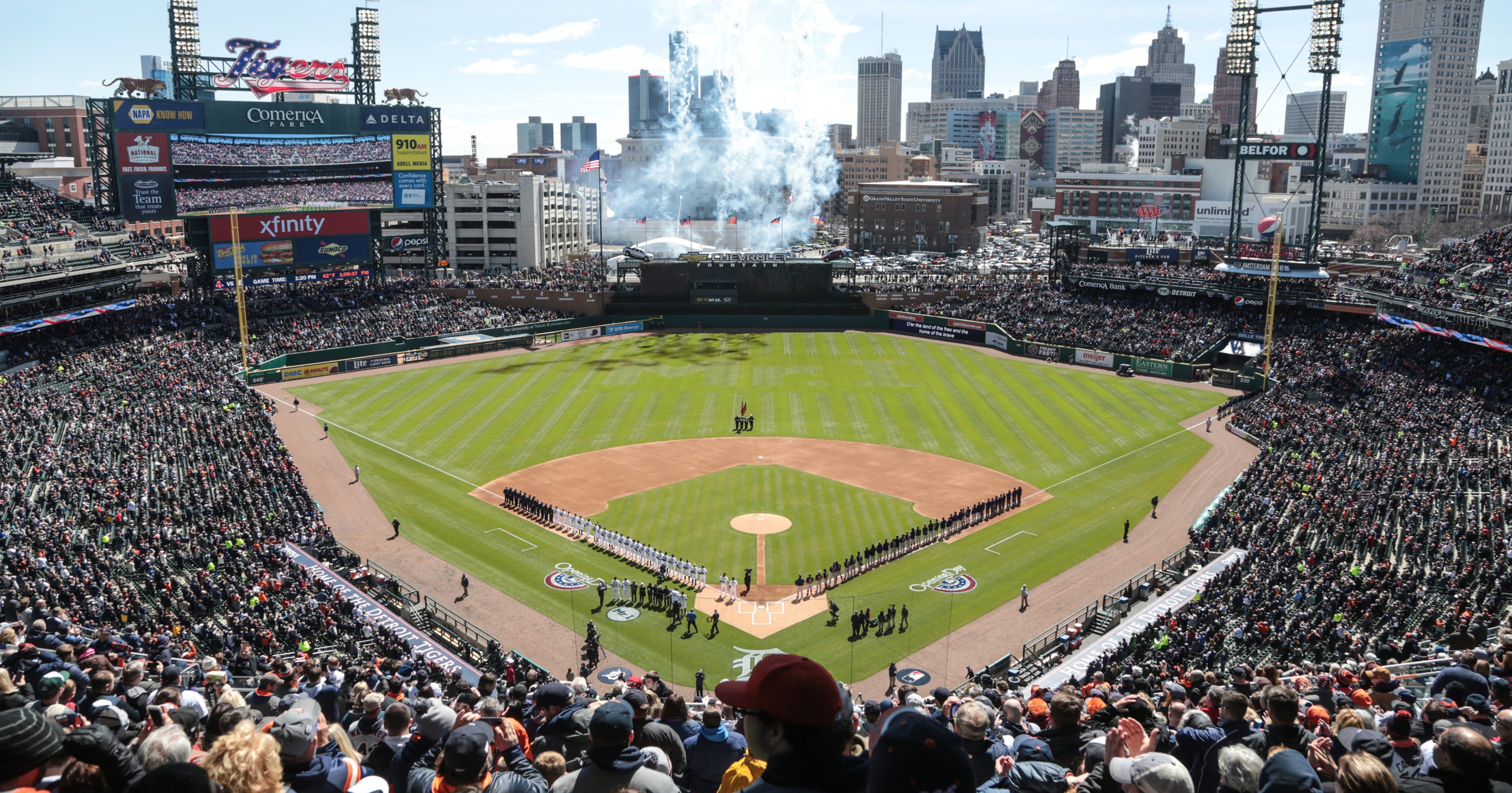 Detroit Tigers Opening Day at Comerica Park Many tickets available