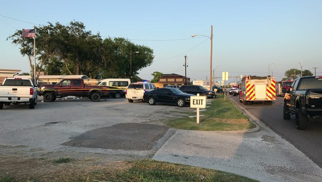 Multiple law enforcement agencies are at a nursing home in robstown after reports of a shooting.