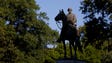 A statue of Nathan Bedford Forrest stands in Health