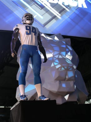Detroit Lions' new uniforms include throwback, 