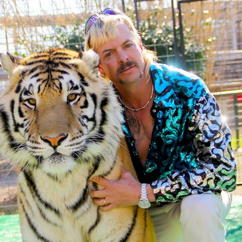 Joe Exotic in a scene from Netflix original  Tiger