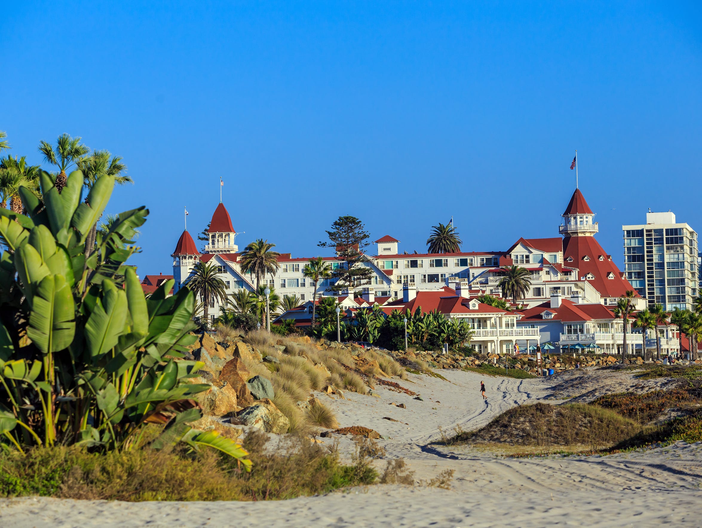 Victorian Hotel del Coronado on in San Diego