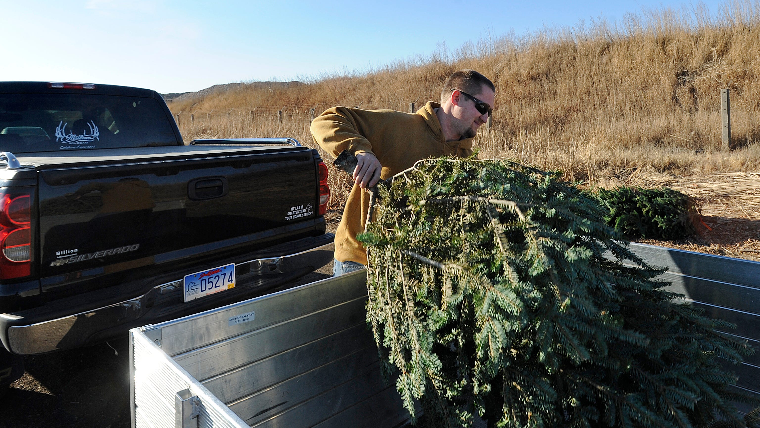 Christmas tree dropoff sites open Friday