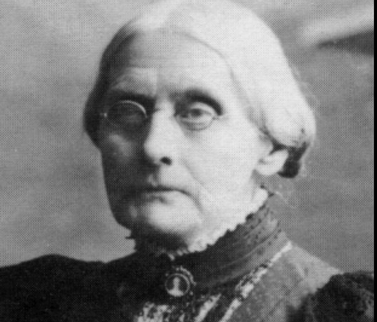 Susan B. Anthony, womens rights leader.