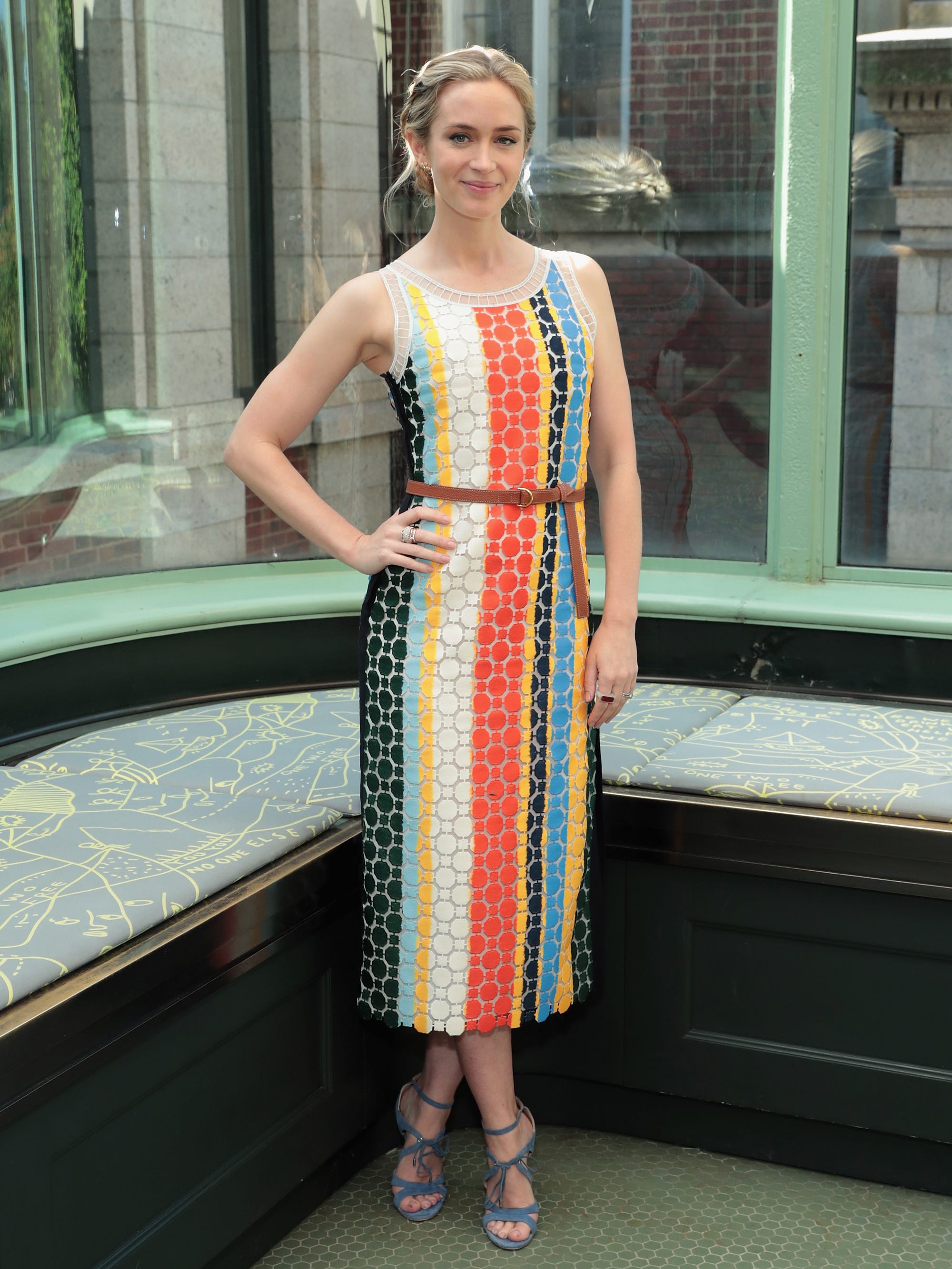Tory Burch had an Instagram-perfect NYFW garden party with Emily Blunt