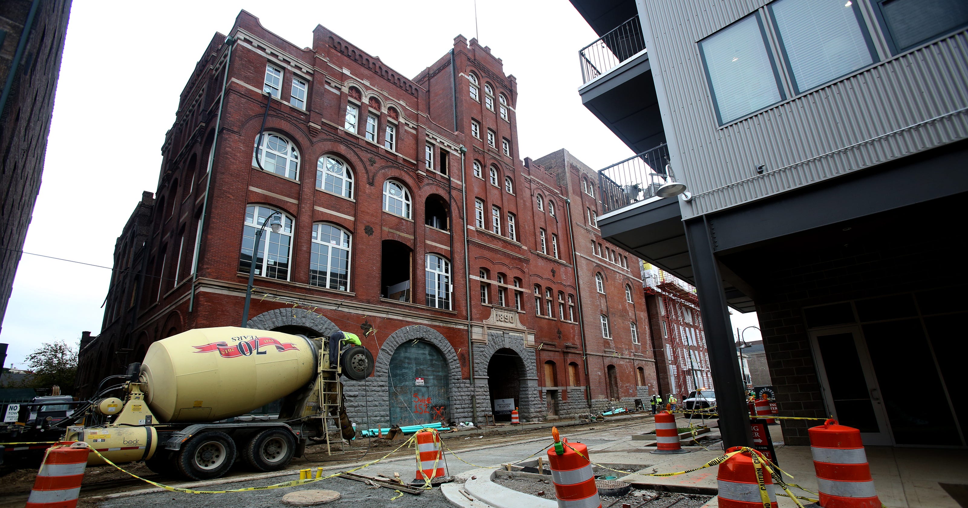 Apartments in Downtown Memphis: Tennessee Brewery revival nearly complete