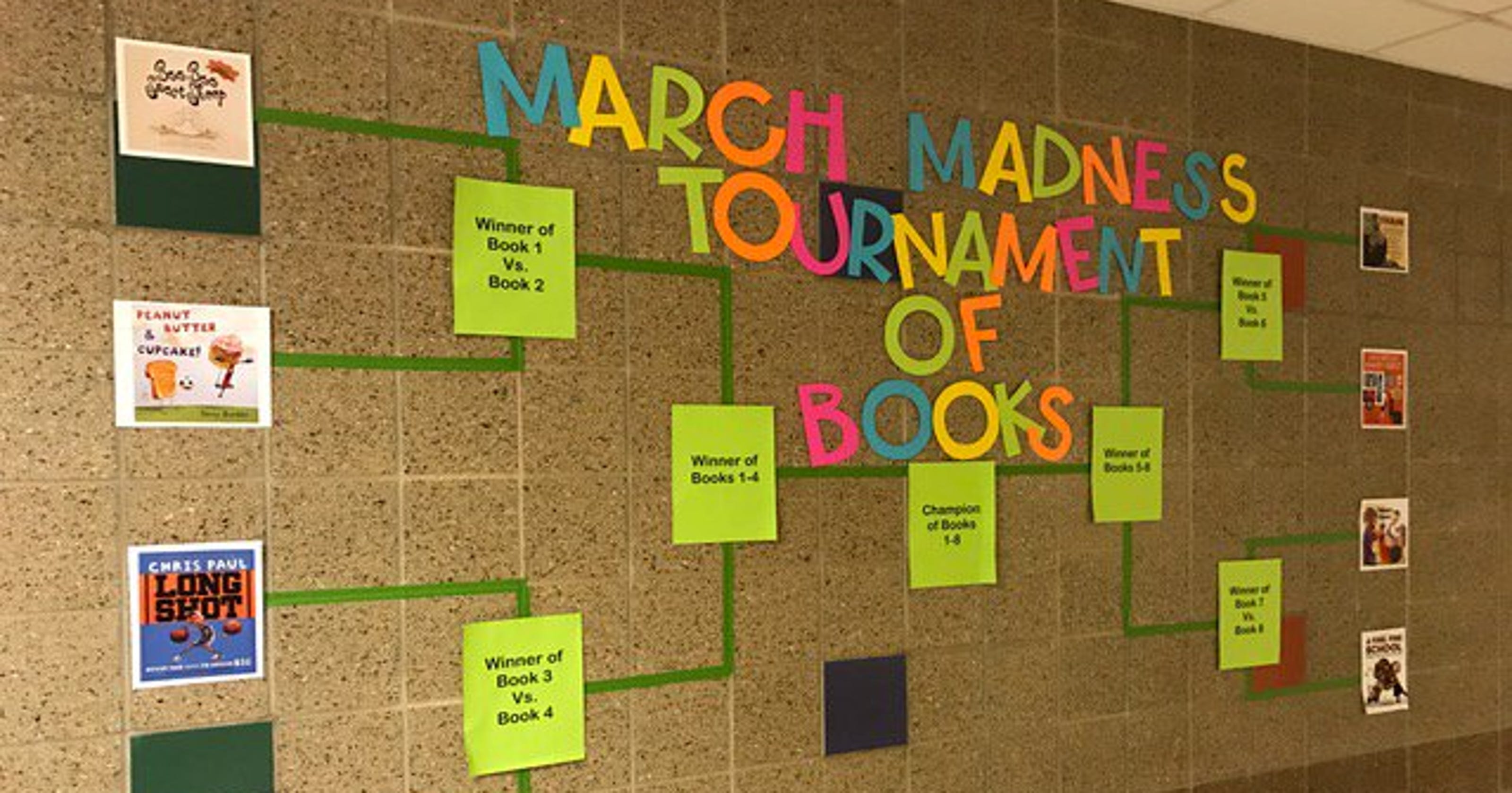 March Madness Book Bracket Template
