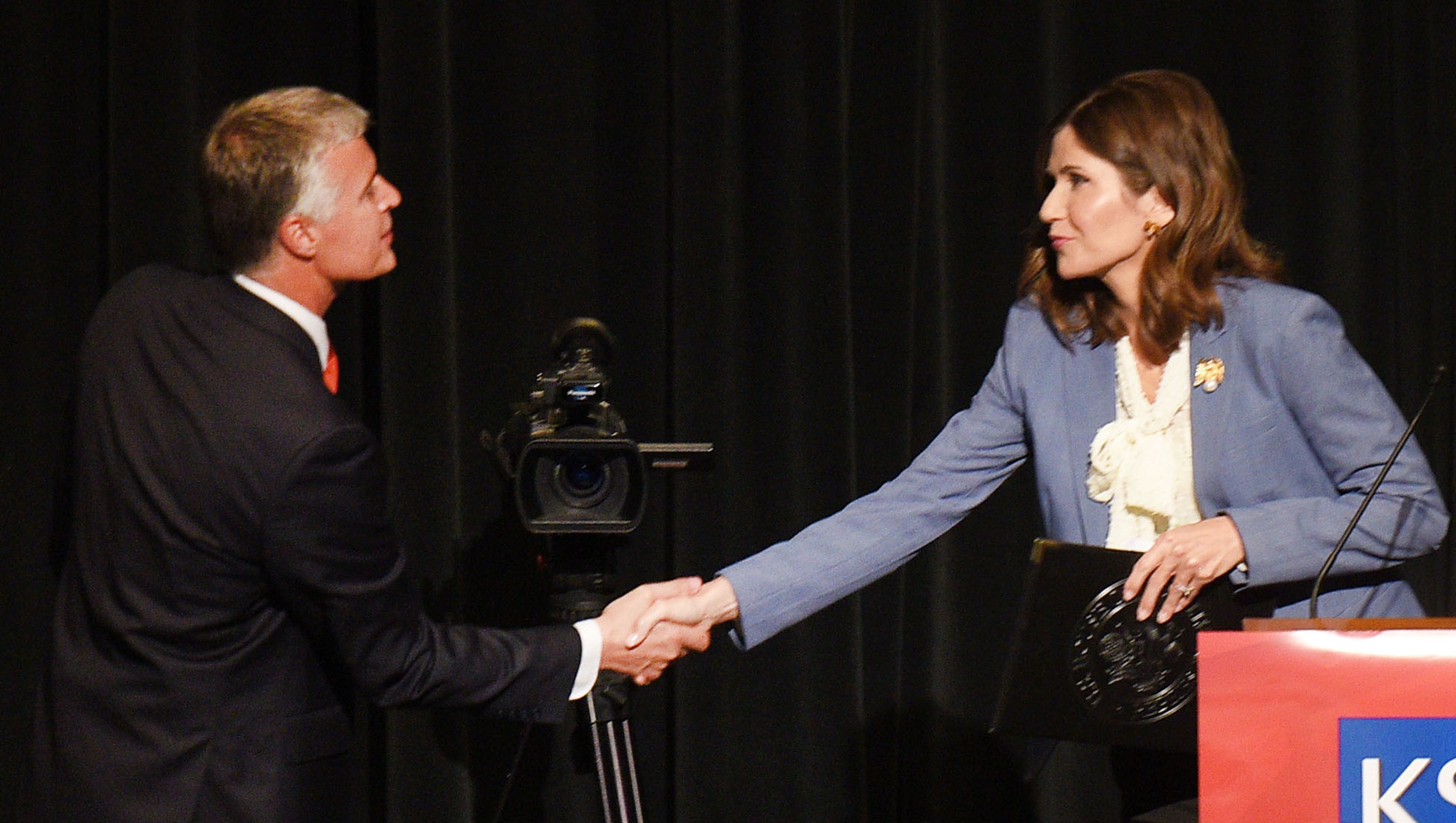 South Dakota governor race Marty Jackley and Kristi Noem debate