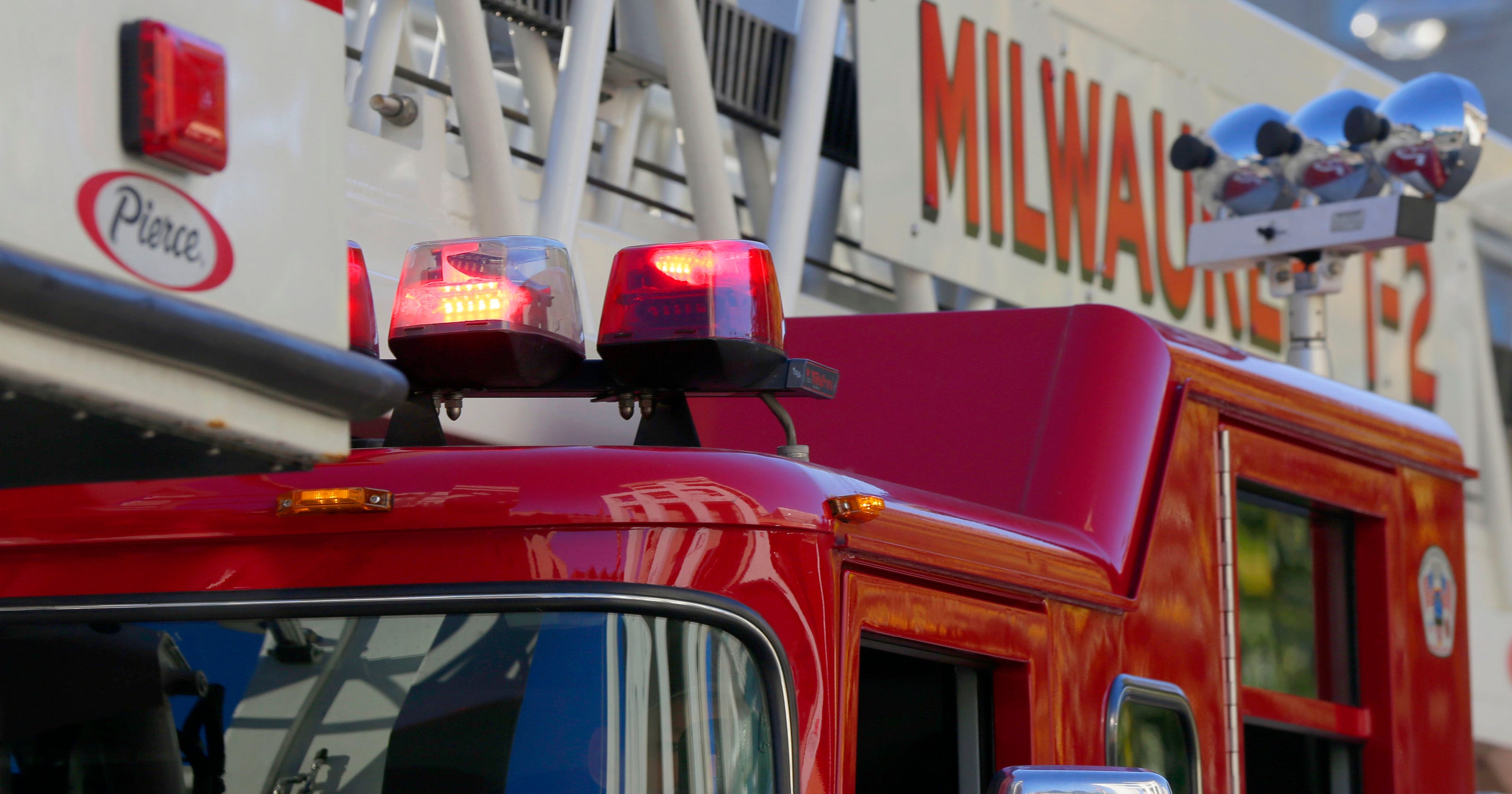 Milwaukee firefighters battle blaze at north side Family