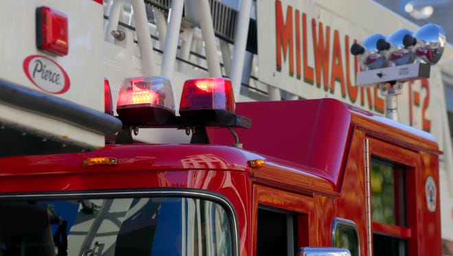 The Milwaukee Fire Department responded to a vehicle crash and fire late Monday morning.